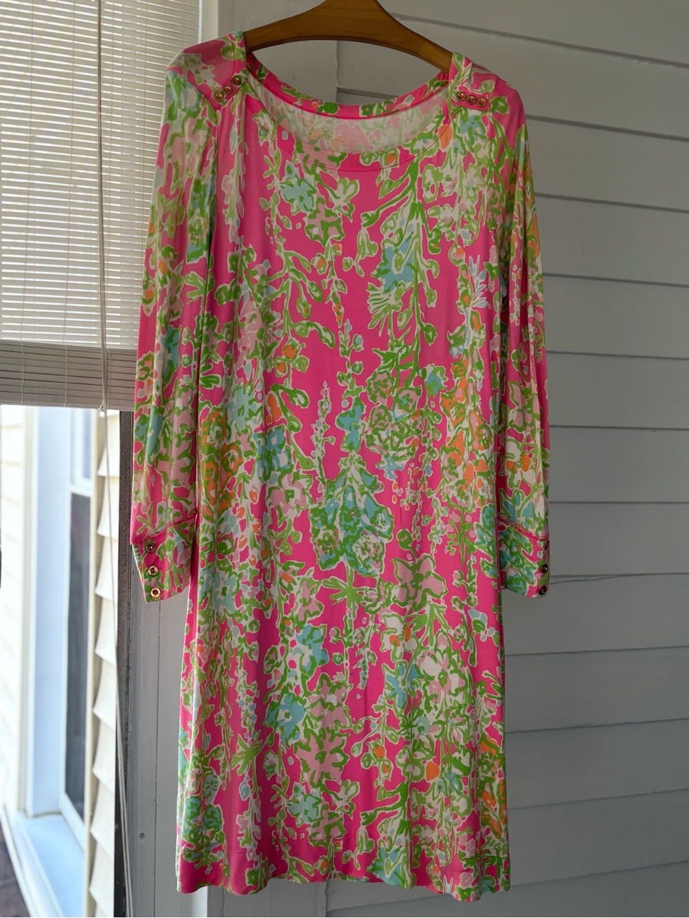 Lilly Pulitzer Pink Multicolor Floral Midi Dress